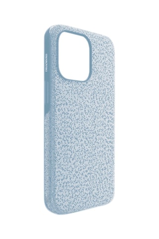 Coque iPhone 13 Pro ornée de cristaux Swarovski High - Bleu