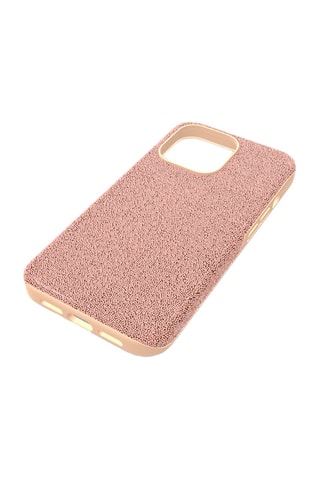 Coque iPhone 13 Pro ornée de cristaux Swarovski High - Rose