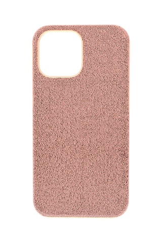 Coque iPhone 13 Pro Max ornée de cristaux Swarovski High - Doré rose