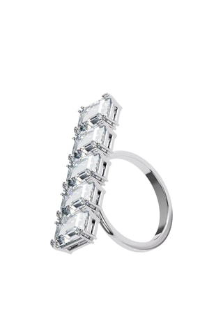 Bague ornée de cristaux Swarovski Millenia Blanc