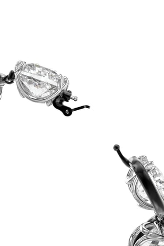 Bracelet orné de cristaux Swarovski Harmonia - Noir et blanc