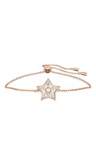 Bracelet serti de zircons Stella Rose doré