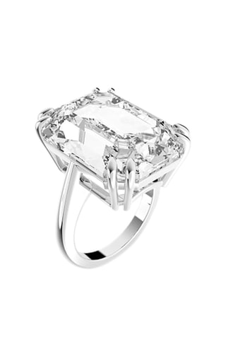 Bague ornée de cristaux Swarovksi Mesmera - Blanc