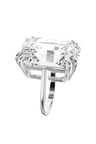 Bague ornée de cristaux Swarovksi Mesmera - Blanc