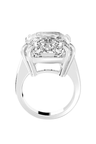 Bague ornée de cristaux Swarovksi Mesmera - Blanc