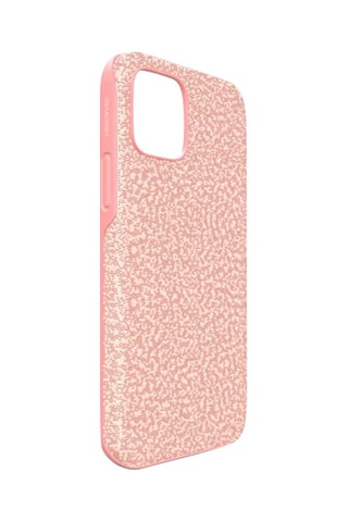 Coque iPhone 12/12 Pro ornée de cristaux Swarovski High - Rose pâle