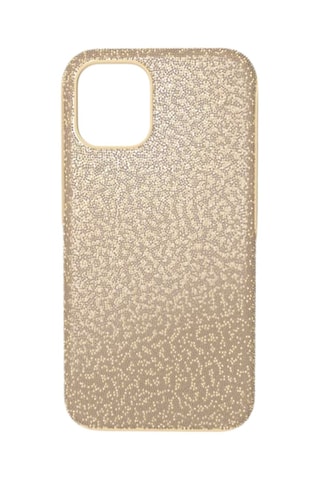 Coque iPhone 12 Pro Max ornée de cristaux Swarovski High - Doré