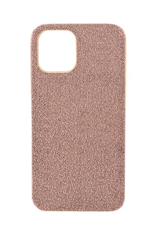 Coque iPhone 12 Pro Max ornée de cristaux Swarovski High - Doré rose