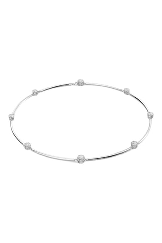 Ras de cou orné de cristaux Swarovski Constella - Blanc