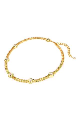 Collier orné de cristaux Swarovski Numina - Plaqué or jaune