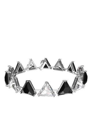 Bracelet orné de cristaux Swarovski Millenia - Blanc et noir