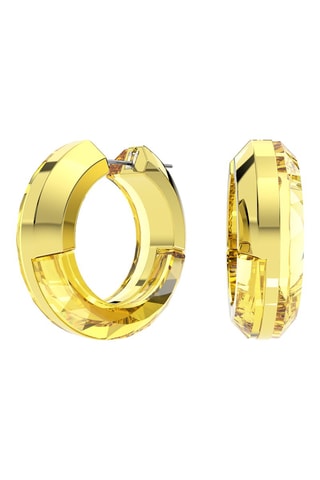 Boucles d'oreilles ornées de cristaux Swarovski Lucent - Jaune