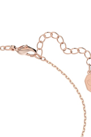 Bracelet orné de cristaux Swarovski Dellium - Rose doré et blanc