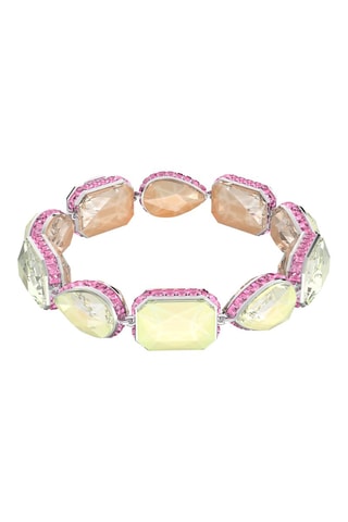 Bracelet réversible orné de cristaux Swarovski Orbita - Jaune, orange et rose
