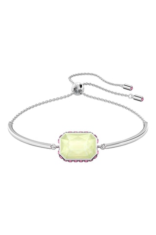 Bracelet réversible orné de cristaux Swarovski Orbita - Jaune, orange et rose