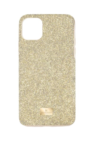 Coque iPhone 12 mini ornée de cristaux Swarovski High - Doré