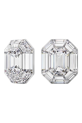 Puces Lucent - Blanc et argenté