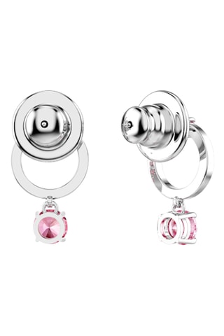 Boucles d’oreilles Attract - Argenté et rose