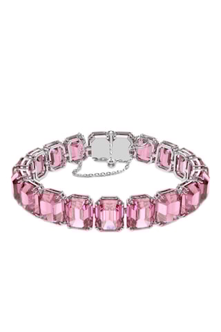 Bracelet Matrix - Argenté et rose