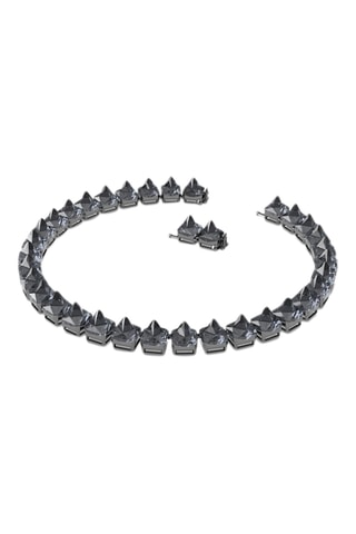 Collier Matrix - Gris clair
