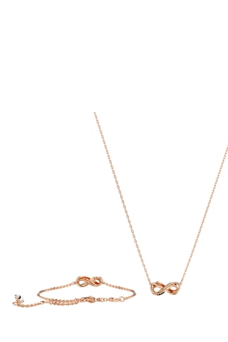 Parure Hyperbola - Plaqué or rose