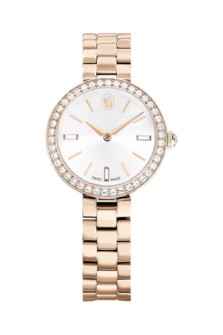 Montre à quartz en acier et plaqué or jaune Certa