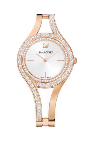 Montre à quartz en acier et plaqué or rose Eternal