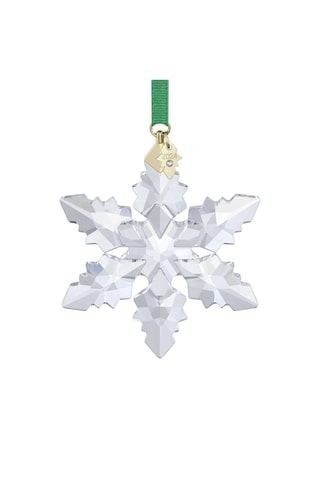 Décoration à suspendre - 8,4 x 1,3 x 6,6 cm - Blanc et vert clair