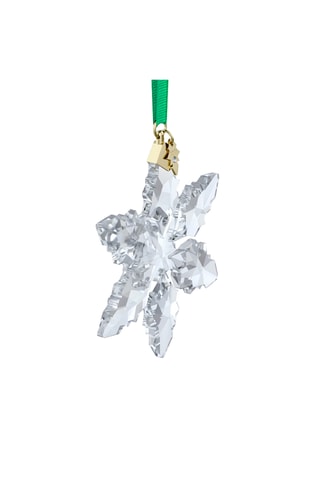 Décoration à suspendre - 8,4 x 1,3 x 6,6 cm - Blanc et vert clair