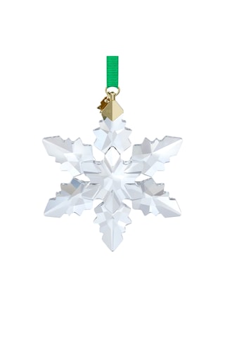 Décoration à suspendre - 8,4 x 1,3 x 6,6 cm - Blanc et vert clair
