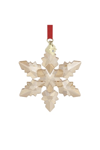 Décoration à suspendre en plaqué or jaune Annual Edition - 8,4 x 1,3 x 6,6 cm - Doré