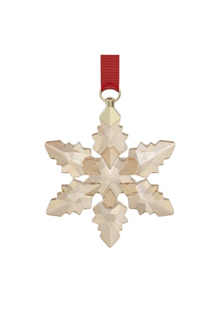 Décoration à suspendre en plaqué or jaune Annual Edition - 5,3 x 0,8 x 3,9 cm - Doré