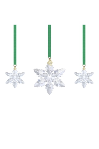 3 décorations à suspendre - Blanc et vert clair