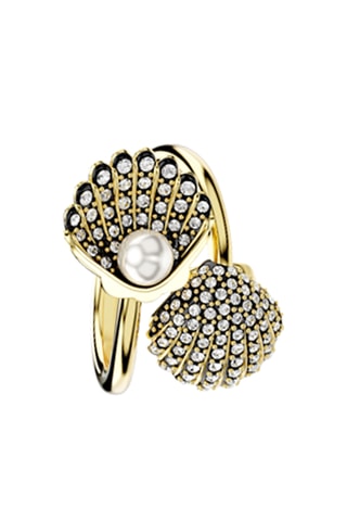 Bague Idyllia - Plaqué or jaune