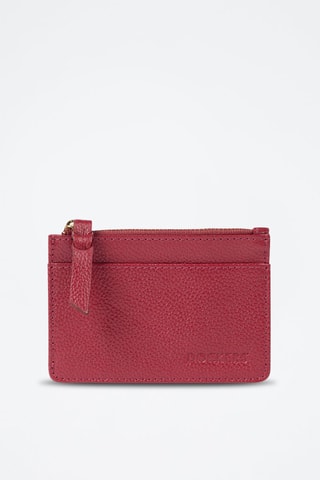 Porte-monnaie en cuir - Rouge