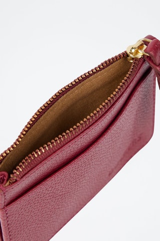 Porte-monnaie en cuir - Rouge