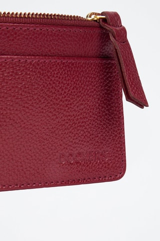 Porte-monnaie en cuir - Rouge