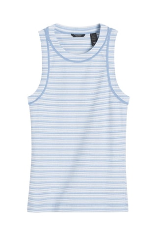 Débardeur en coton biologique - Bleu