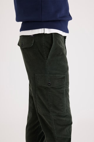 Pantalon cargo - Vert forêt