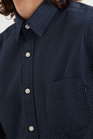 Chemise slim - Bleu marine