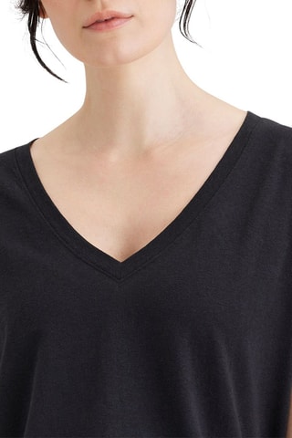 T-shirt en chanvre - Noir