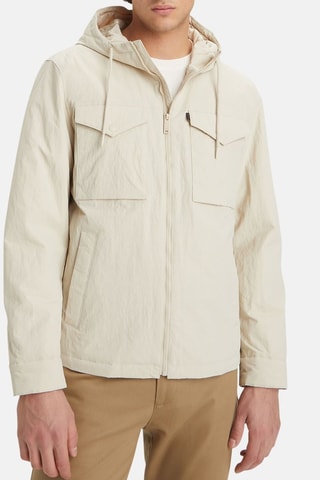 Coupe-vent à capuche - Beige