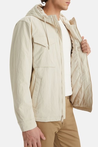 Coupe-vent à capuche - Beige