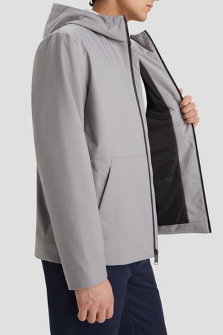 Veste à capuche - Gris clair