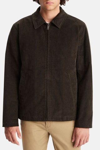 Veste en velours - Kaki