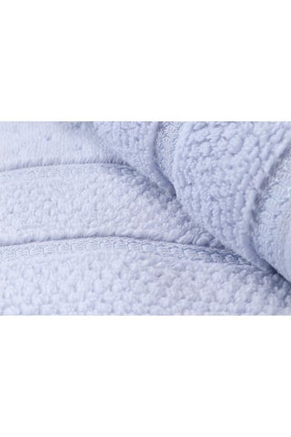 2 serviettes de toilette Arella - Bleu clair - 50 x 90 cm