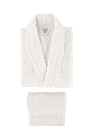 Set de bain - Bleu et blanc