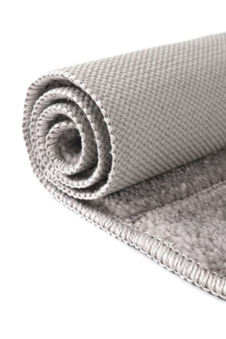 2 tapis de bain Yeni Cizgili - Gris - 50 x 80 cm et 40 x 50 cm