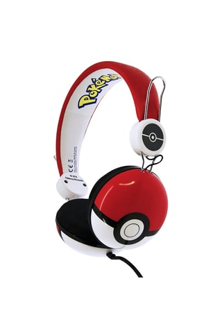 Casque pour enfant Pokemon - Rouge et blanc
