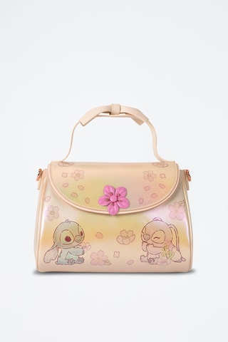 Sac à main Stitch et Angel Lilo et Stitch Disney - Beige
